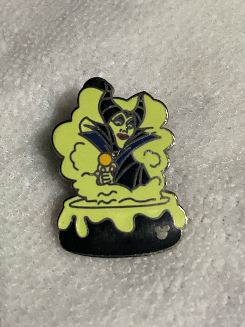 Disney Maleficent Hidden Mickey Villain Cauldron Pin